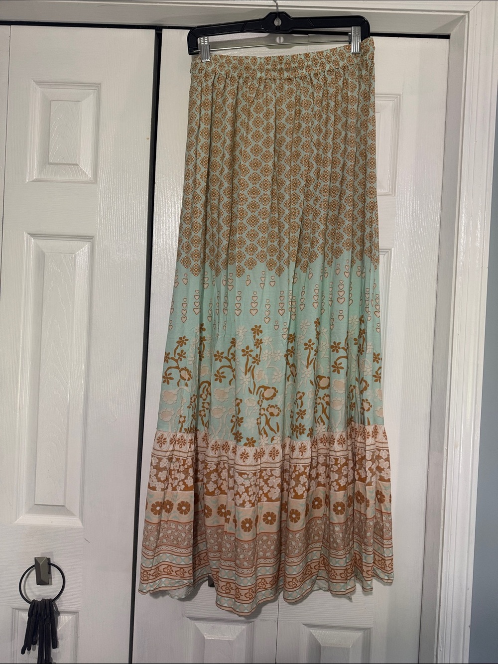 NWT Spell sweet, nothings peppermint maxi skirt boho festival $269 - Picture 5 of 5